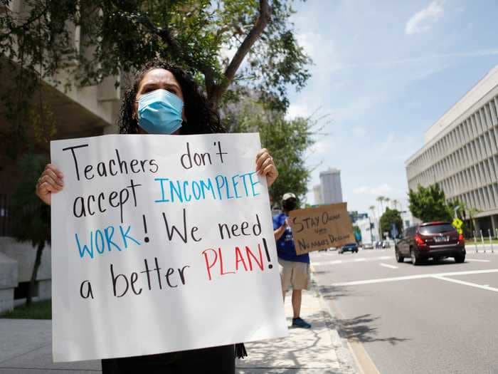 The second-largest teachers' union in the US said it supports strikes to ensure safe classrooms