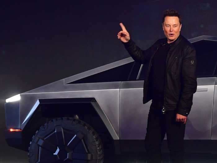 Elon Musk says Tesla will create a normal pickup truck if the Cybertruck doesn't sell, as a 'fallback strategy'