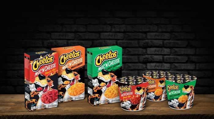 Walmart is now selling Cheetos mac and cheese — and yes, there's a Flamin' Hot flavor