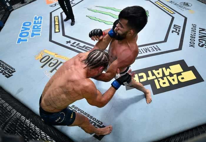 Nasrat Haqparast threw 219 strikes, won a grueling battle, and said the secret to success was not wanting to kill his UFC opponent