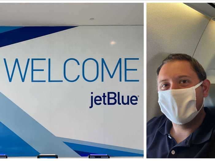 I flew on JetBlue for the first time during the pandemic and had a sterling onboard experience that couldn't make up for a chaotic terminal and last-minute flight cancellation