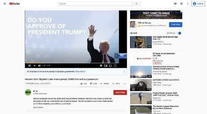 The Trump campaign accidentally gave YouTube ad money to Chinese state media