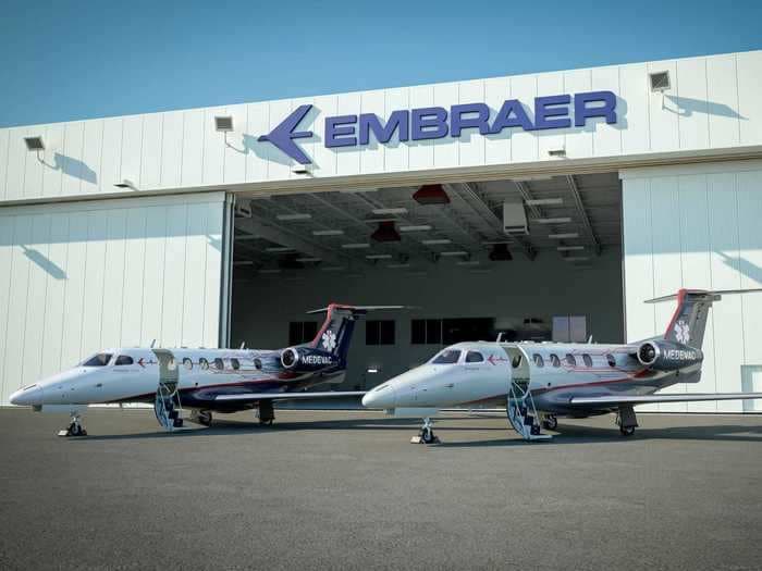 Embraer has a new $9.45 million air ambulance version of its private jet – take a look inside