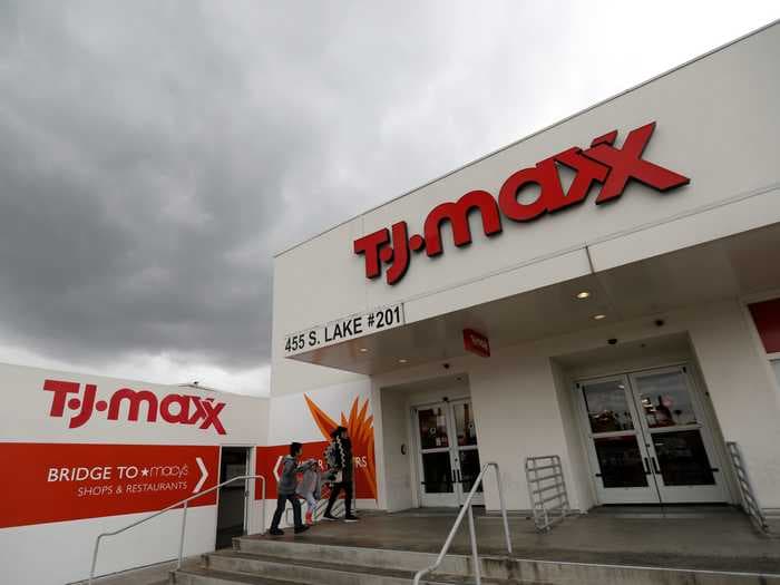 TJ Maxx owner expects sales to drop upwards of 20% this quarter, as off-price retailers struggle to bring in shoppers and offload extra inventory