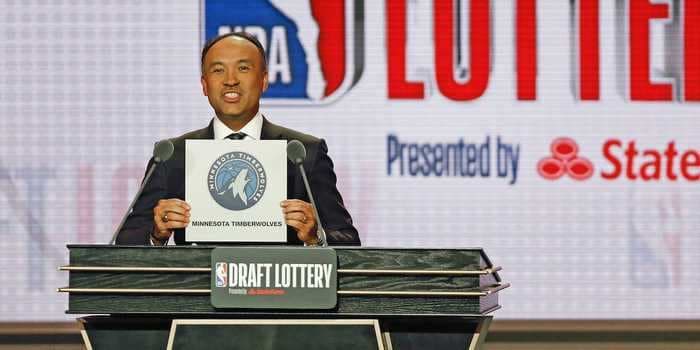 The NBA draft order is set, and the Minnesota Timberwolves landed the No. 1 pick