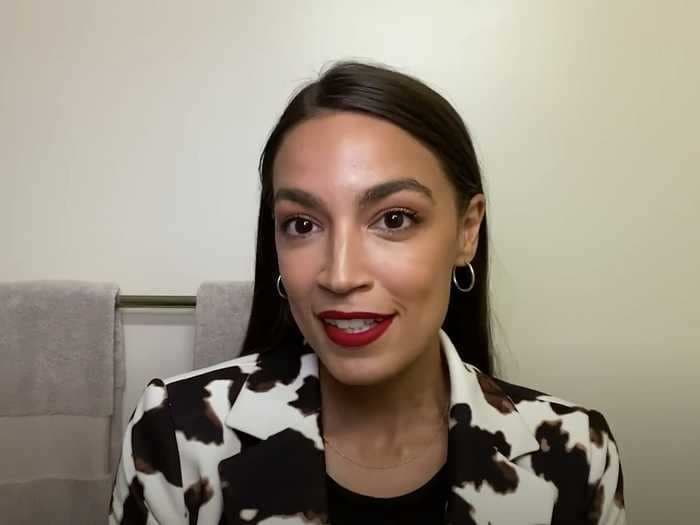 AOC shared her makeup routine and it includes a $22 red lipstick that she wears for her signature bold look