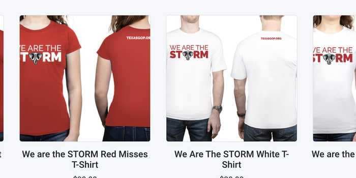 Texas Republicans deny its new party slogan 'We Are The Storm' is inspired by the far-right QAnon movement