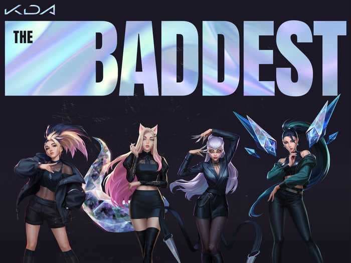 K/DA, the fictional 'League of Legends' girl group, just released new single 'The Baddest' and will come back with a full EP later this year