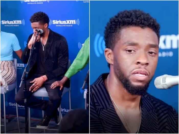 An emotional clip of Chadwick Boseman discussing two young 'Black Panther' fans with terminal cancer is being seen in a new light