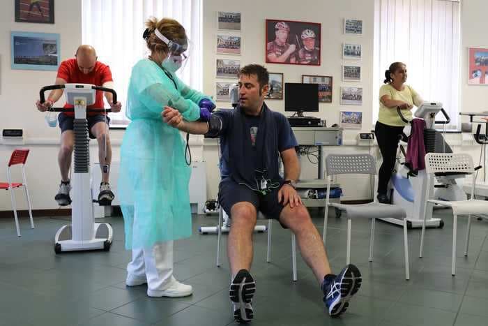 Hundreds of coronavirus patients have joined a new 'bootcamp' aimed at treating their lingering symptoms