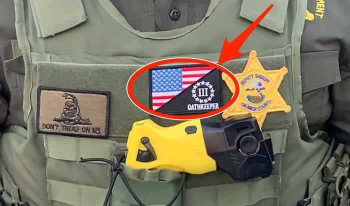 A California cop who wore a far-right patch to a George Floyd protest won't be fired