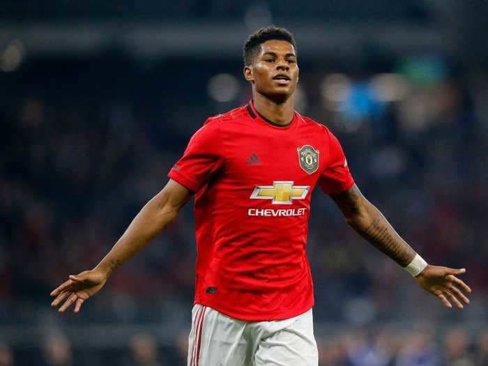 Manchester United footballer Marcus Rashford partners with UK supermarkets to demand free school meals for 1.5 million more children