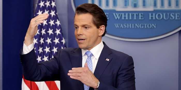 Anthony Scaramucci bragged about the first time he took 'a huge s---' in the White House, according to Sarah Sanders' new book