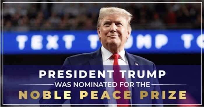 Trump campaign misspells 'Nobel' Peace Prize in ad to fundraise off his nomination, which anyone can get