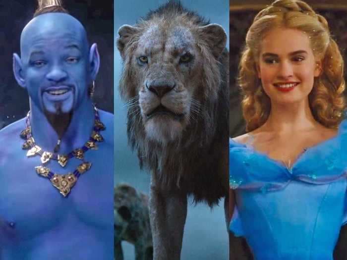 Every Disney movie remake so far, ranked by audiences