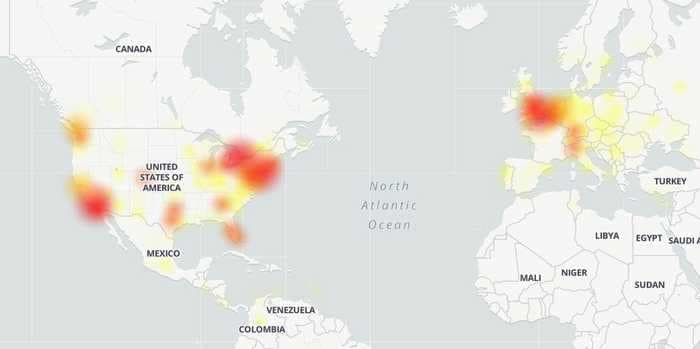 Instagram and Facebook were down for some users in North America and Europe