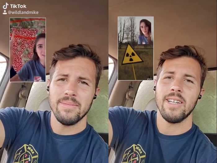 People can't get enough of this 'hot firefighter' debunking conspiracy theories on TikTok