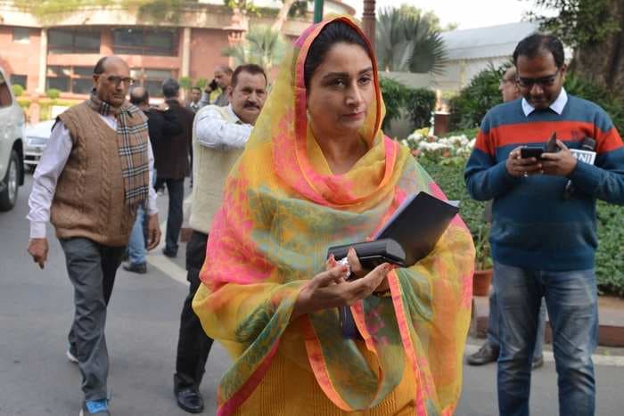 President Kovind accepts Harsimrat Kaur Badal's resignation submitted in protest over three farm bills