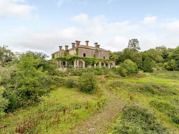 An abandoned 16,000-square-foot mansion in the English countryside is on sale for $500,000 — take a look inside the eerie home