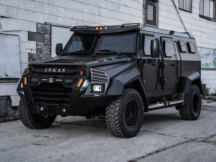 This $350,000 bulletproof SUV blends military looks with a wildly opulent interior — see inside the 'Sentry Civilian'