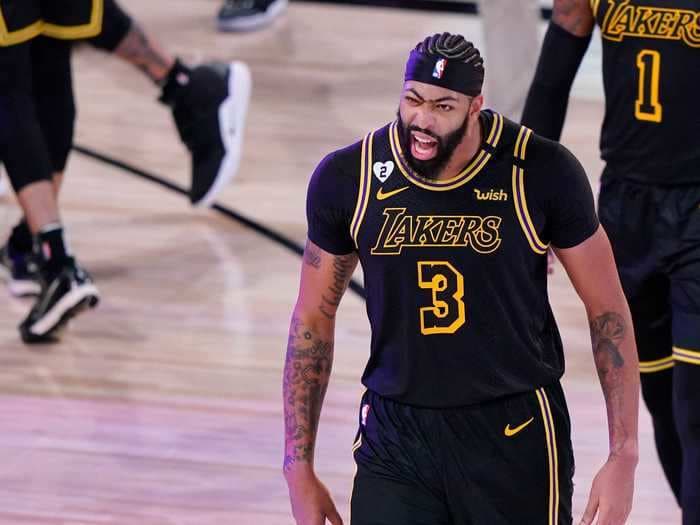 Anthony Davis yelled 'KOBE!' immediately after he hit his game-winning buzzer-beater for the Lakers
