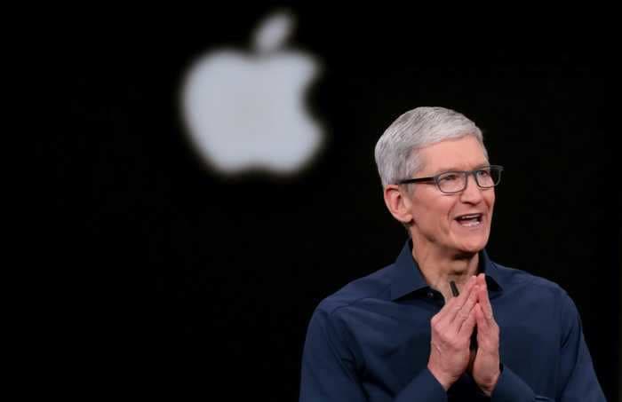 Tim Cook said parts of Apple's home-working model would stay forever