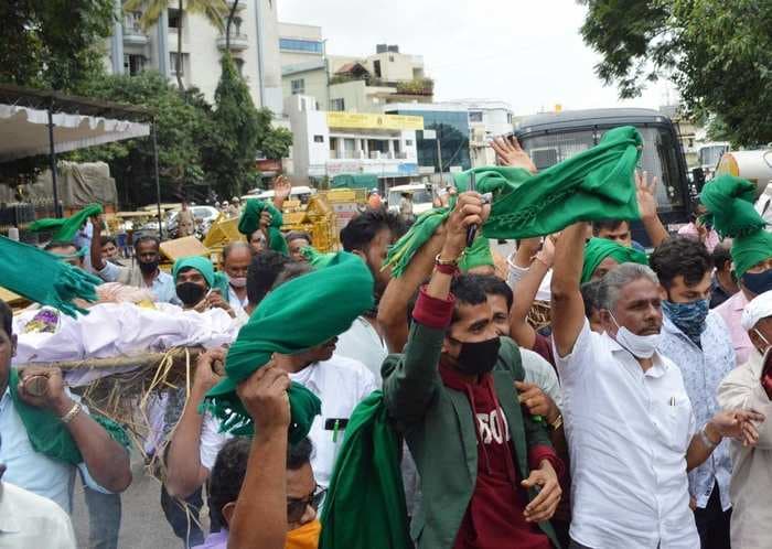 Karnataka braces for a day long shutdown on Monday by thousands of farmers