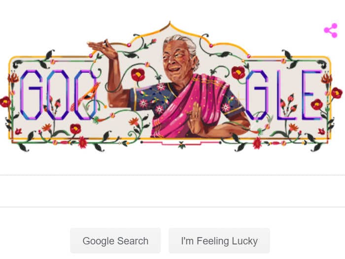 Google Doodle celebrates Zohra Sehgal — Everyone's favourite dadi, an Indian royal and Doctor Who star