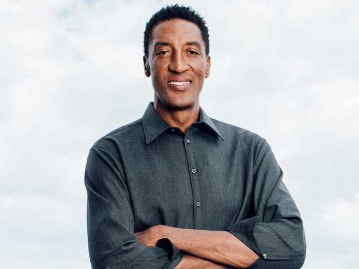 Scottie Pippen on partnering with American Express and the Calm meditation app to tell the history of basketball in a 'Sleep Story,' and the value of mindfulness in his NBA playing career