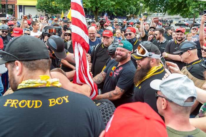 'Standing by sir': Proud Boys praise Trump's comment telling them to 'stand by' during first presidential debate