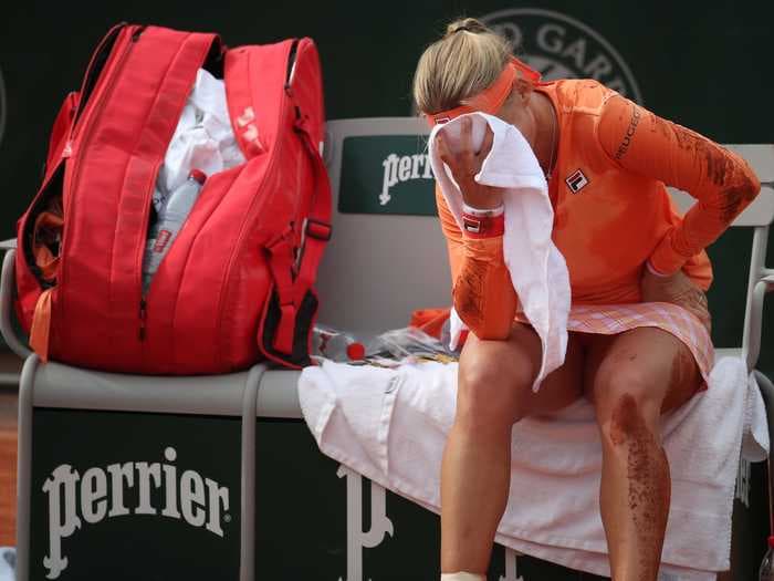 A French Open match came to an ugly ending with the world's 5th-ranked player in tears after her opponent thought she was faking an injury and cursed her out