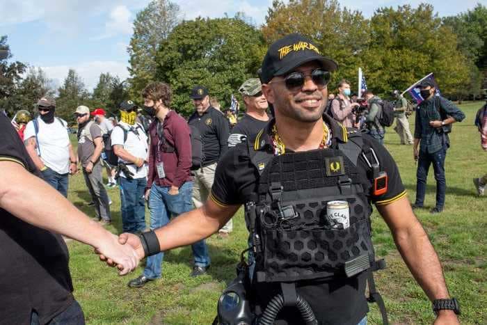 The Proud Boys chairman says members of the extremist organization are running for office — and you might not know if you're voting for one