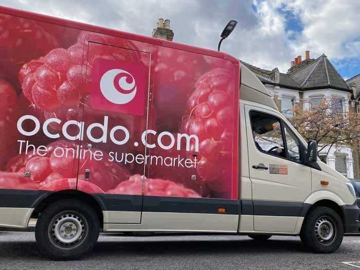 Online grocer Ocado is vying with supermarket giant Tesco to be the UK's most valuable retailer