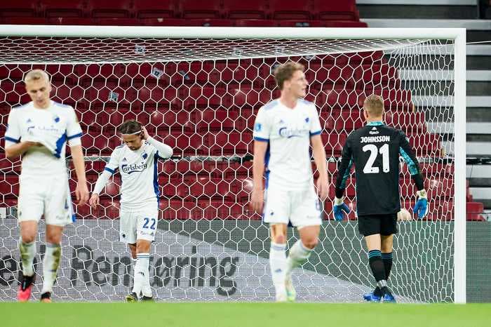 A Danish soccer club scored the most comical own goal you'll ever see, including 2 players falling over each other, and another getting stuck in the net