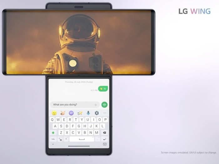 LG's new smartphone with a 'rotating' screen to launch next week