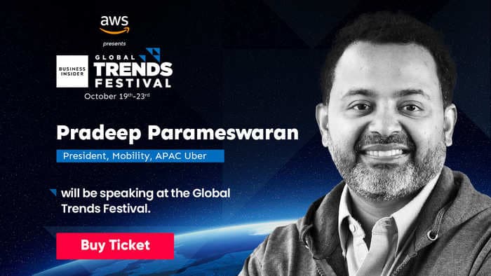 Watch Uber’s APAC head Pradeep Parameswaran open up about sustainable mobility for all at the Global Trends Festival 2020