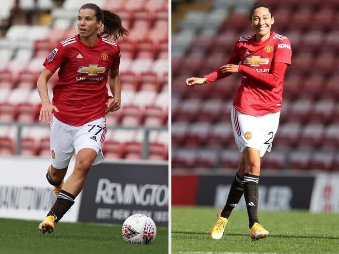 Manchester United jerseys for 2 American women's soccer stars outsold all of the players on the men's side