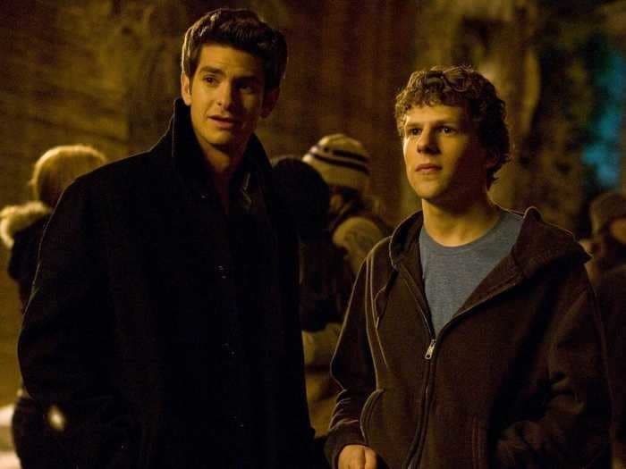 Andrew Garfield would insult Jesse Eisenberg on 'The Social Network' set to help him get into playing Mark Zuckerberg