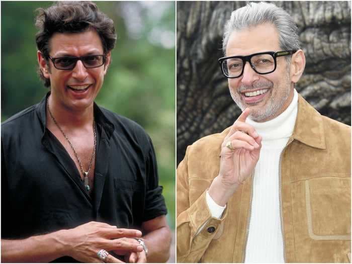 Jeff Goldblum thanked his fans who registered to vote by re-creating a 'Jurassic Park' scene