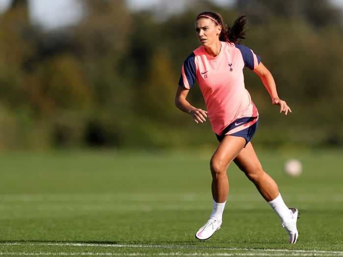 The pandemic pushed Alex Morgan to move to the UK so that the new mom could get back in match-shape for the Tokyo Olympics