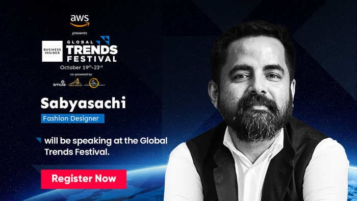 Hear from the fashion icon Sabyasachi, on the concept of luxury and the future of fashion, at the Global Trends Festival 2020