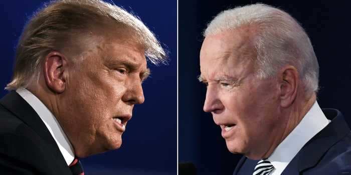 Trump shared a picture mocking Joe Biden as a nursing-home resident as polls find seniors abandoning the president