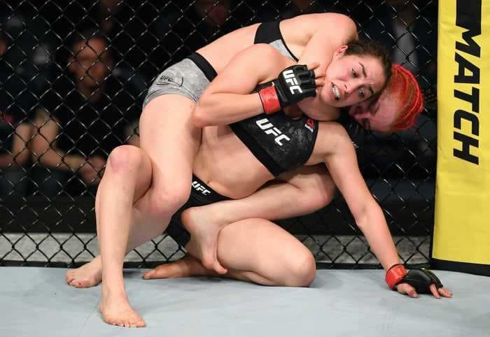 A 25-year-old Canadian isn't content with breaking one of Ronda Rousey's UFC records, and is also targeting the men's record