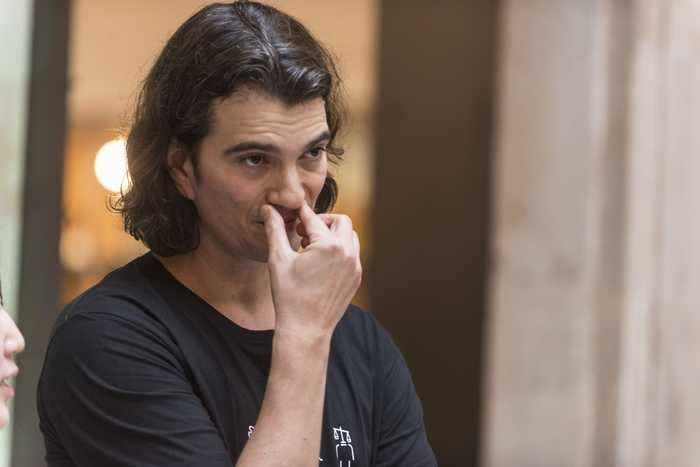 WeWork's chairman said Adam Neumann 'may have violated' the terms of his $185 million consulting contract with his former company, and that it's is no longer in effect