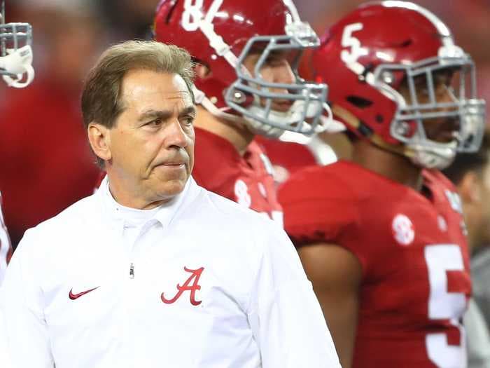 Alabama commissioned a private jet to fly Nick Saban's snot across the state for COVID-19 testing, enabling the famed coach to rejoin his Crimson Tide in time for kickoff