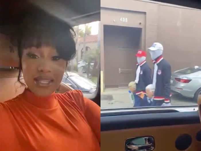 Cardi B reacts to a run-in with Donald Trump supporters in Los Angeles: 'I really feel like we're going to get jumped'