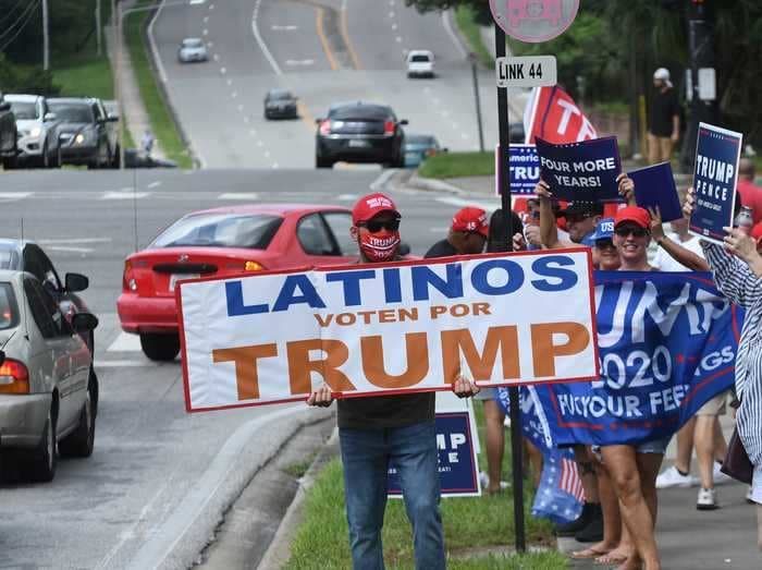 Electoral strength from key minority groups keeps Trump competitive in Florida in the campaign's final stretch