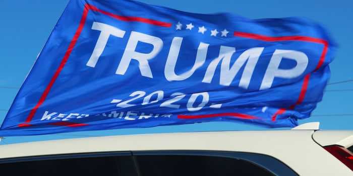 Videos show Trump supporters slow and shut down traffic on a portion of the Garden State Parkway in New Jersey