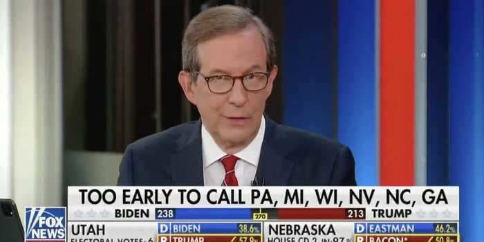 Fox News host Chris Wallace condemned Trump's false claim of election victory: 'extremely inflammatory'