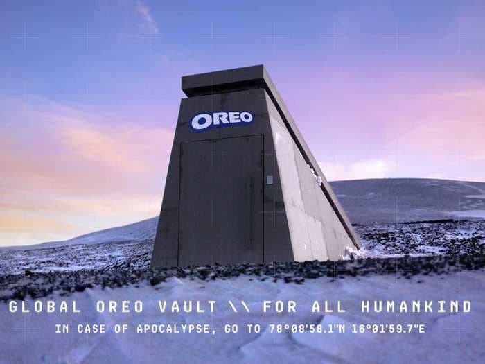 Oreo built an 'asteroid-proof doomsday vault' for cookies as advertising takes a turn for the apocalyptic